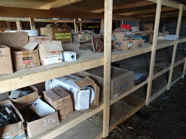 Contents of Shelves: Fasteners and Hardware (BUYER MUST LOAD)