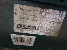YARDMAN 30" Gas Powered Snow Blower, 10HP. In good condition.