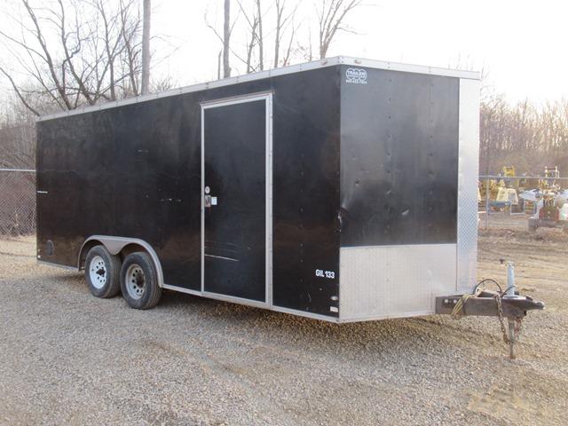 (GIL-133) 2016 COVERED WAGON Model CW8.5X18TA2, 8.5'x18' Tandem Axle Cargo