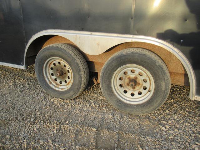 (GIL-133) 2016 COVERED WAGON Model CW8.5X18TA2, 8.5'x18' Tandem Axle Cargo