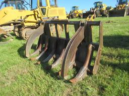 FLECO 8'3" Root Rake, with hydraulic thumbs (Cat 953B)