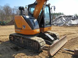 (Unit #TH238)  2015 CASE Model CX75C-SR Midi Excavator, s/n DAC075K6NFS6A12