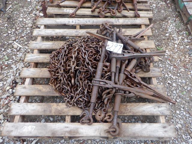 (4 Pallets) Chains and Binders