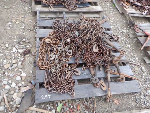 (4 Pallets) Chains and Binders