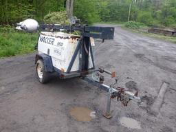 WACKER Model LTC4L Portable Light Plant, s/n 5474368, powered by Lombardini 3 cylinder diesel