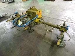 2002 ANVER Model VP1, 1,500 lb Vacuum Lifter, s/n 200637-5, with VP1 Vac-Pack vacuum generator, (6)