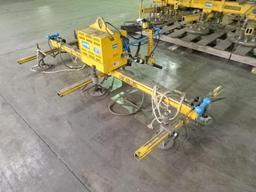 2002 ANVER Model VP1, 1,500 lb Vacuum Lifter, s/n 200637-5, with VP1 Vac-Pack vacuum generator, (6)