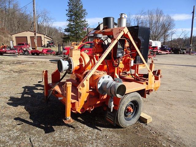 2007 GODWIN Model CD225, 8" Portable Pump, s/n 0747633/03, powered by JD 4 cylinder diesel engine,