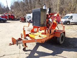 2007 GODWIN Model CD225, 8" Portable Pump, s/n 0747633/03, powered by JD 4 cylinder diesel engine,