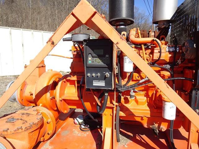 2007 GODWIN Model CD225, 8" Portable Pump, s/n 0747633/03, powered by JD 4 cylinder diesel engine,