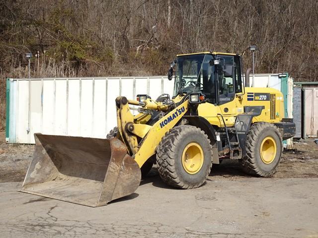2014 KOMATSU Model WA270-7 Rubber Tired Loader, s/n 80407, powered by Komatsu diesel engine and