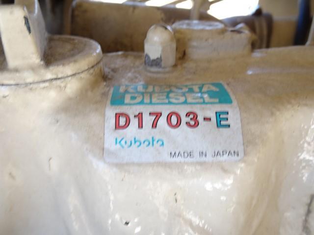 1995 FINN Model B70SSD Skid Mounted Straw Blower, s/n RL-2177, powered by Kubota diesel engine. In