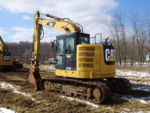 2014 CATERPILLAR Model 314E LCR Hydraulic Excavator, s/n ZJT00530, powered by Cat C4.4 diesel engine
