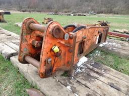 NPK E265 Hydraulic Demo Hammer (Parts Only) (345B) (AH-401) (Derry Lane - Blairsville)