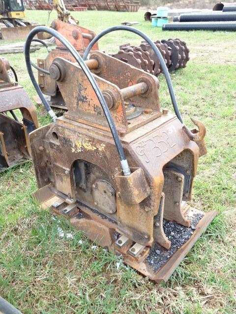 NPK C6-B Plate Compactor, s/n 08269 (PC120/PC128/314C/314D/314E/ED150) (AT-101) (Derry Lane -