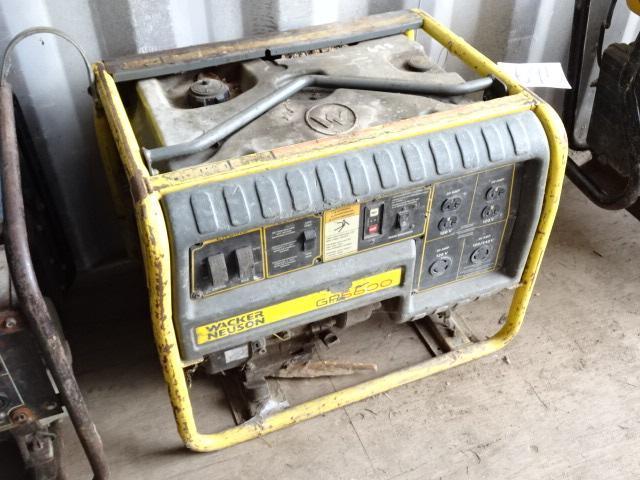 WACKER NEUSON GR5600 5,600 Watt Generator (Condition Unknown - No Battery) (North Spring Street -