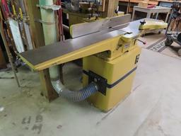 POWERMATIC 60, 8" Jointer, s/n 9861451, single phase electric, with 6' table (Clearfield) (GJ