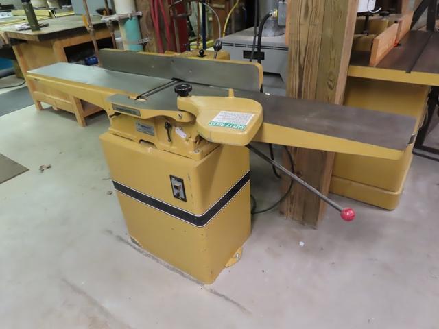 POWERMATIC 60, 8" Jointer, s/n 9861451, single phase electric, with 6' table (Clearfield) (GJ