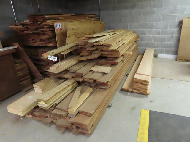 Approximately (2,000 Board Feet) Cherry, White Oak, Red Oak, Maple, and White Pine in 8.5", 10.5",