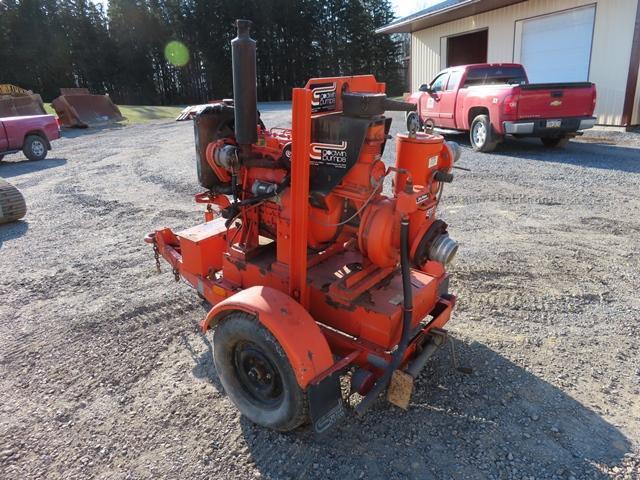 1991 GODWIN Model CD100, 4" Portable Pump, s/n 914886-17, powered by Kubota diesel engine, equipped