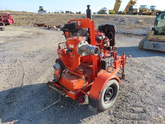 1991 GODWIN Model CD100, 4" Portable Pump, s/n 914886-17, powered by Kubota diesel engine, equipped