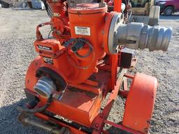 1991 GODWIN Model CD100, 4" Portable Pump, s/n 914886-17, powered by Kubota diesel engine, equipped