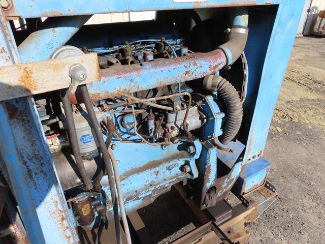 GORMAN RUPP Model 84A2-F2500, 4" Skid Mounted Pump, s/n 580817, powered by Ford 4 cylinder diesel