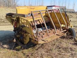 BAILBUSTER 6' Round Bale Processor, equipped with PTO driven hydraulics, hydraulic bale loader, 6'