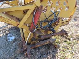 BAILBUSTER 6' Round Bale Processor, equipped with PTO driven hydraulics, hydraulic bale loader, 6'