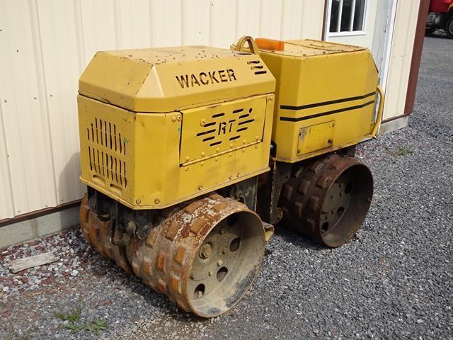 WACKER Model RT820 Walk Behind Trench Compactor, s/n 764401217, powered by Lombardini 2 cylinder