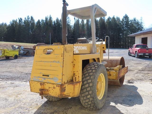 1996 BOMAG Model BW172D-2 Vibratory Compactor, s/n 10952012457T, powered by Deutz 4 cylinder air