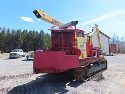 1991 BANDIT Model 1900 Crawler Whole Tree Disc Chipper, s/n 1026, powered by Cummins 855 diesel