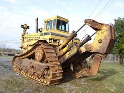 1988 CATERPILLAR Model D10N Crawler Tractor, s/n 2YD00448, powered by Cat 3412 diesel engine and