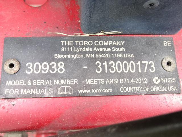 TORO Commercial 48" Walk Behind Zero Turn Mower, Kawasaki gas engine, hydrostatic drive