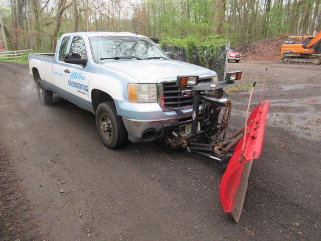 2008 GMC Model 2500HD, 4x4 Extended Cab Pickup Truck, VIN# 1GTHK29K98E121654, powered by Vortec 6.0L