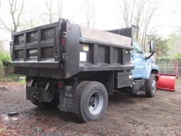 2005 GMC Model 7500 Single Axle Dump Truck, VIN# 1GDM7C1395F530443, powered by Duramax diesel engine