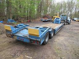 1985 TRAIL KING Model 1500-4060, 35 Ton Tandem Axle Lowboy Trailer, VIN# 1TKH04025FM025482, equipped