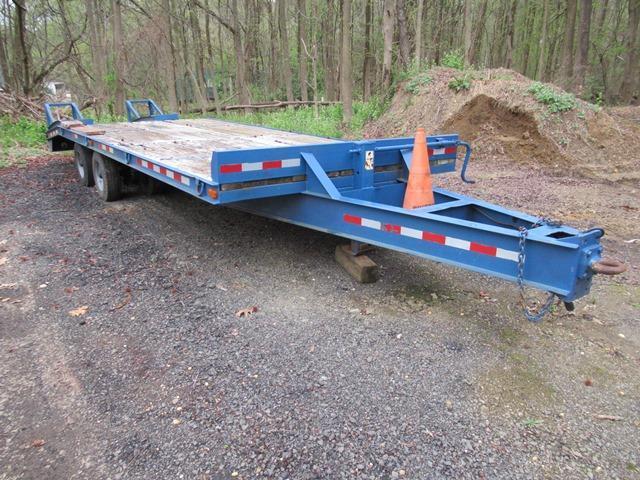 1996 ECONOLINE MP423DE, 12 Ton Tandem Axle Tag-A-Long Trailer, VIN# 42EDPHE40T1000450, equipped with