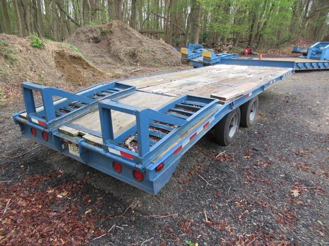 1996 ECONOLINE MP423DE, 12 Ton Tandem Axle Tag-A-Long Trailer, VIN# 42EDPHE40T1000450, equipped with