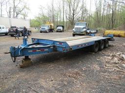 1979 GENERAL 15 Ton Tri-Axle Tag-A-Long Trailer, VIN# 15HDB7912, equipped with 18' x 8' deck,