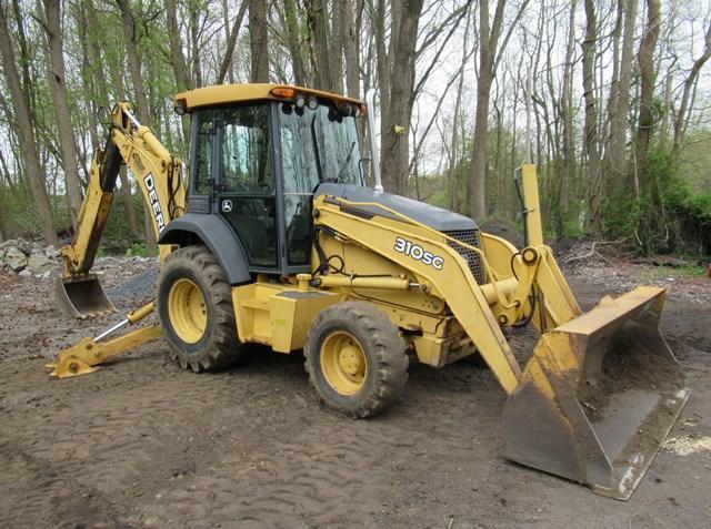 2006 JOHN DEERE Model 310SG, 4x4 Tractor Loader Extend-A-Hoe, s/n 955538, powered by JD diesel