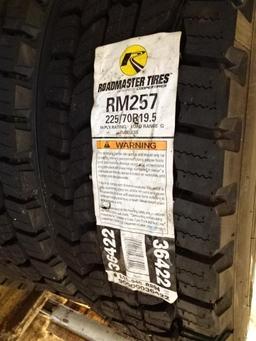 (3) UNUSED 225/70R19.5 Tires