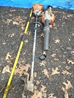 STIHL FC111 Edger, STIHL Leaf Blower, and Limb Lopper