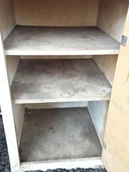 6' Fiberglass Step Ladder and Cabinet
