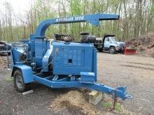 WOODCHUCK Hyroller Model 1200, 12" Portable Disc Chipper, s/n WDH-17102895, powered by Cat/Perkins