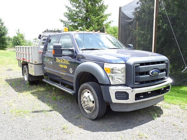 2012 FORD Model F-550XL, 4x4 Crew Cab Flatbed Dump Truck, VIN# 1FD0W5HT9CEC84788, powered by