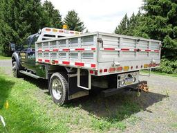 2012 FORD Model F-550XL, 4x4 Crew Cab Flatbed Dump Truck, VIN# 1FD0W5HT9CEC84788, powered by