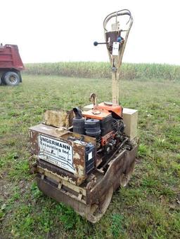 1997 INGERSOLL RAND Model DX-70E Tandem Walk Behind Roller, s/n SD70-11, powered by Kubota 1