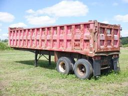 1999 BORCO Model RDS, 32' Tandem Axle Steel Dump Trailer, VIN# 1B9DS3324XP313006, equipped with