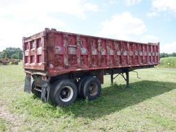 1999 BORCO Model RDS, 32' Tandem Axle Steel Dump Trailer, VIN# 1B9DS3324XP313006, equipped with